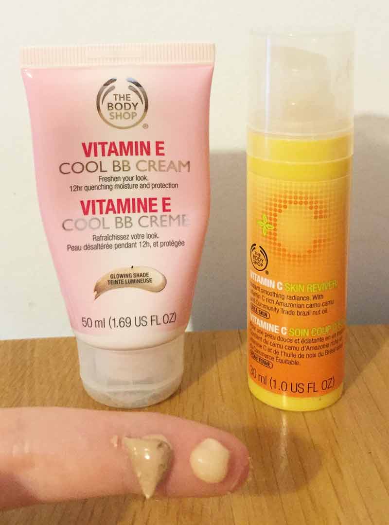 The Body Shop Vitamin C and BB Cream for moisturiser - Wedding DIY Make Up tutorial without contouring - Ahoy Designs